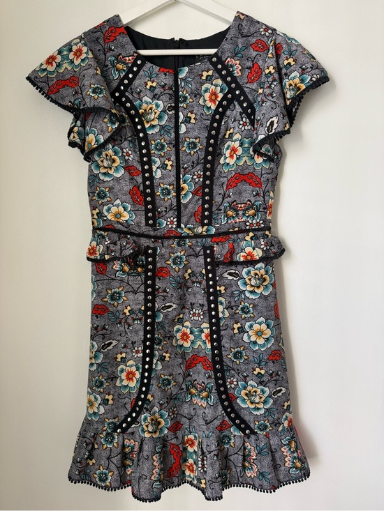 Laundry By Shelli Segal Dresses & Skirts - Laundry by Shelli Segal Studded Floral Ruffle Mini Dress 2